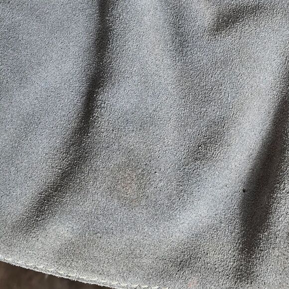 Neiman Marcus Grey Suede Mini Bag - Picture 4 of 11